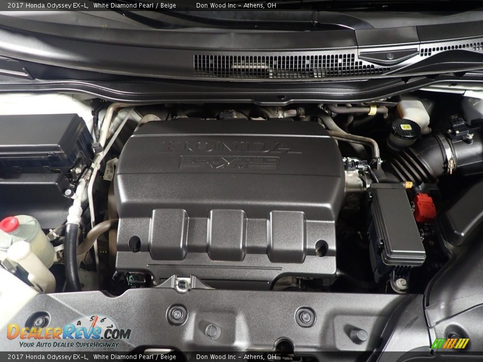 2017 Honda Odyssey EX-L White Diamond Pearl / Beige Photo #7