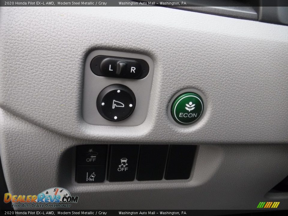 2020 Honda Pilot EX-L AWD Modern Steel Metallic / Gray Photo #18