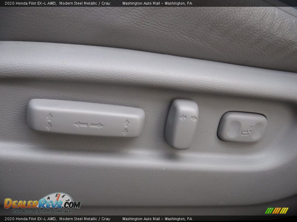 2020 Honda Pilot EX-L AWD Modern Steel Metallic / Gray Photo #19