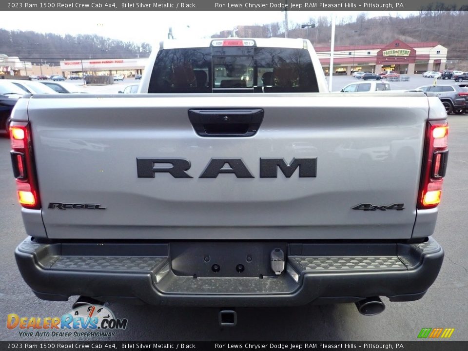 2023 Ram 1500 Rebel Crew Cab 4x4 Billet Silver Metallic / Black Photo #4