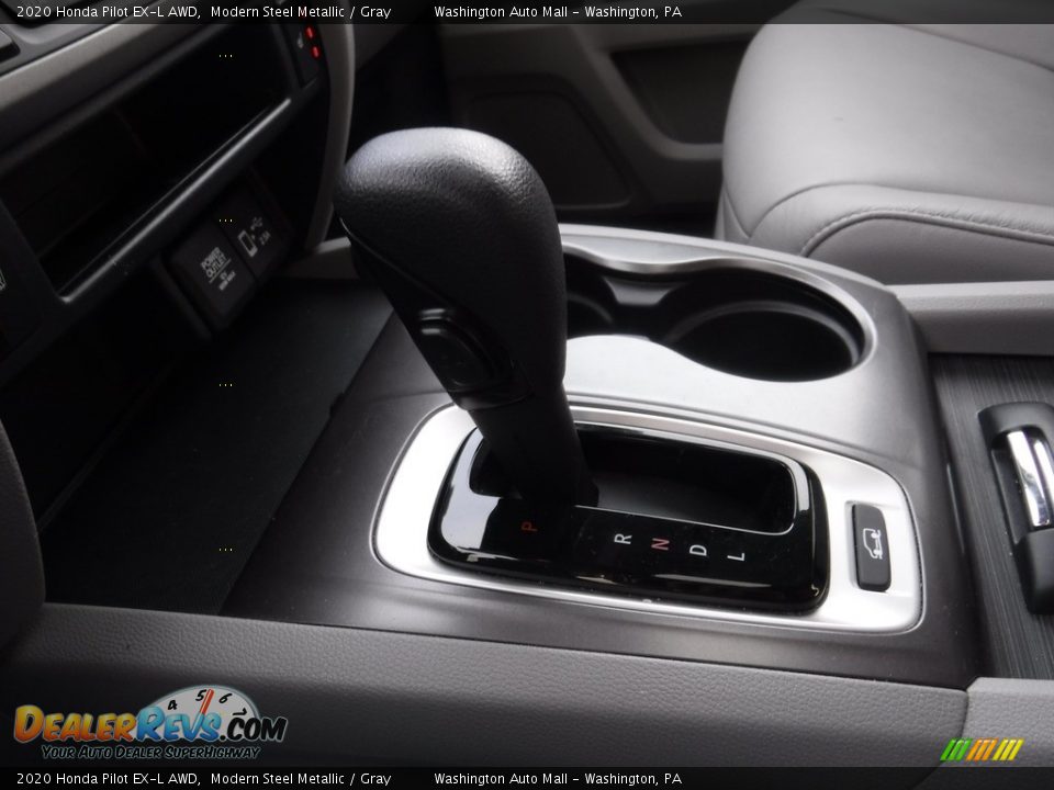 2020 Honda Pilot EX-L AWD Modern Steel Metallic / Gray Photo #21