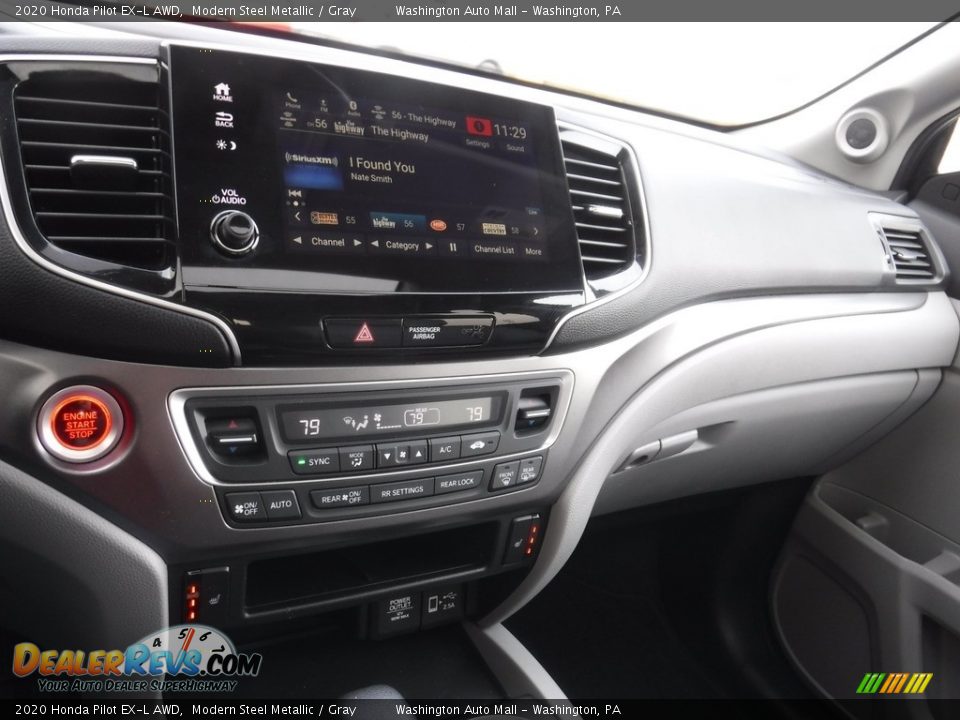 2020 Honda Pilot EX-L AWD Modern Steel Metallic / Gray Photo #22