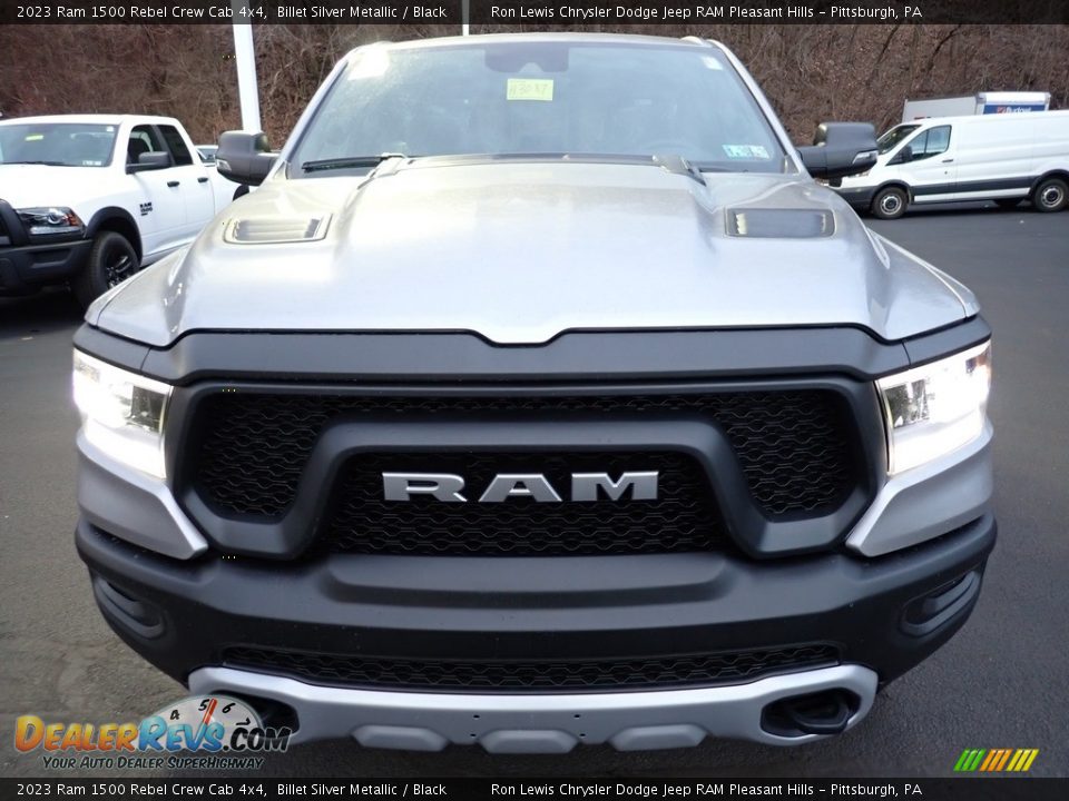 2023 Ram 1500 Rebel Crew Cab 4x4 Billet Silver Metallic / Black Photo #9