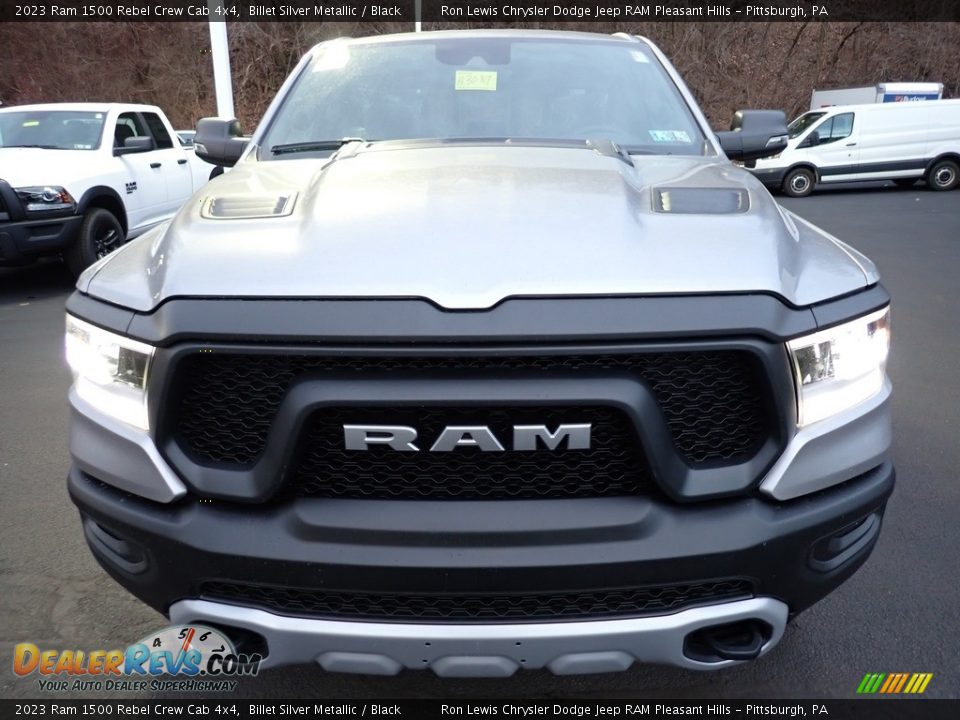 2023 Ram 1500 Rebel Crew Cab 4x4 Billet Silver Metallic / Black Photo #9