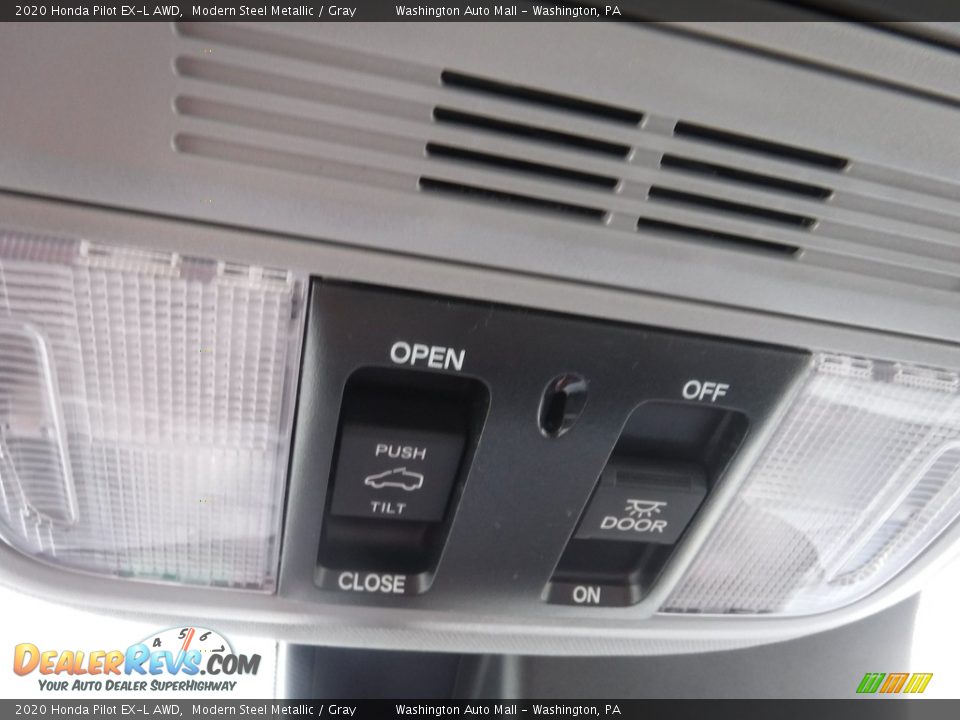 2020 Honda Pilot EX-L AWD Modern Steel Metallic / Gray Photo #28