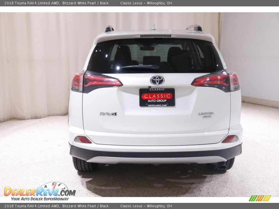 2018 Toyota RAV4 Limited AWD Blizzard White Pearl / Black Photo #19