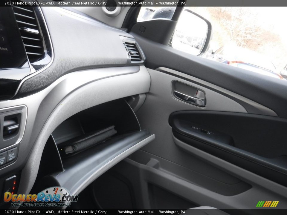 2020 Honda Pilot EX-L AWD Modern Steel Metallic / Gray Photo #33