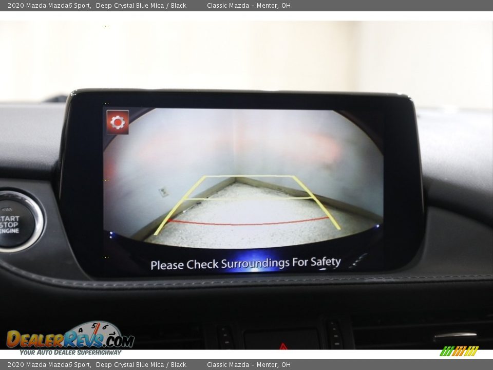2020 Mazda Mazda6 Sport Deep Crystal Blue Mica / Black Photo #12