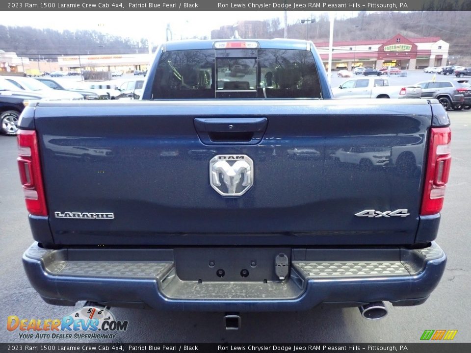 2023 Ram 1500 Laramie Crew Cab 4x4 Patriot Blue Pearl / Black Photo #4