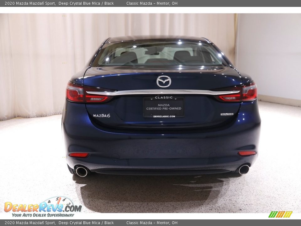 2020 Mazda Mazda6 Sport Deep Crystal Blue Mica / Black Photo #18