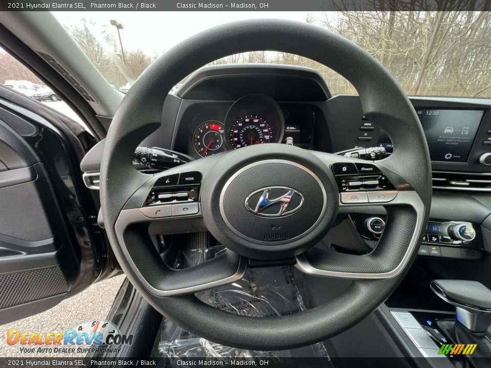 2021 Hyundai Elantra SEL Steering Wheel Photo #9