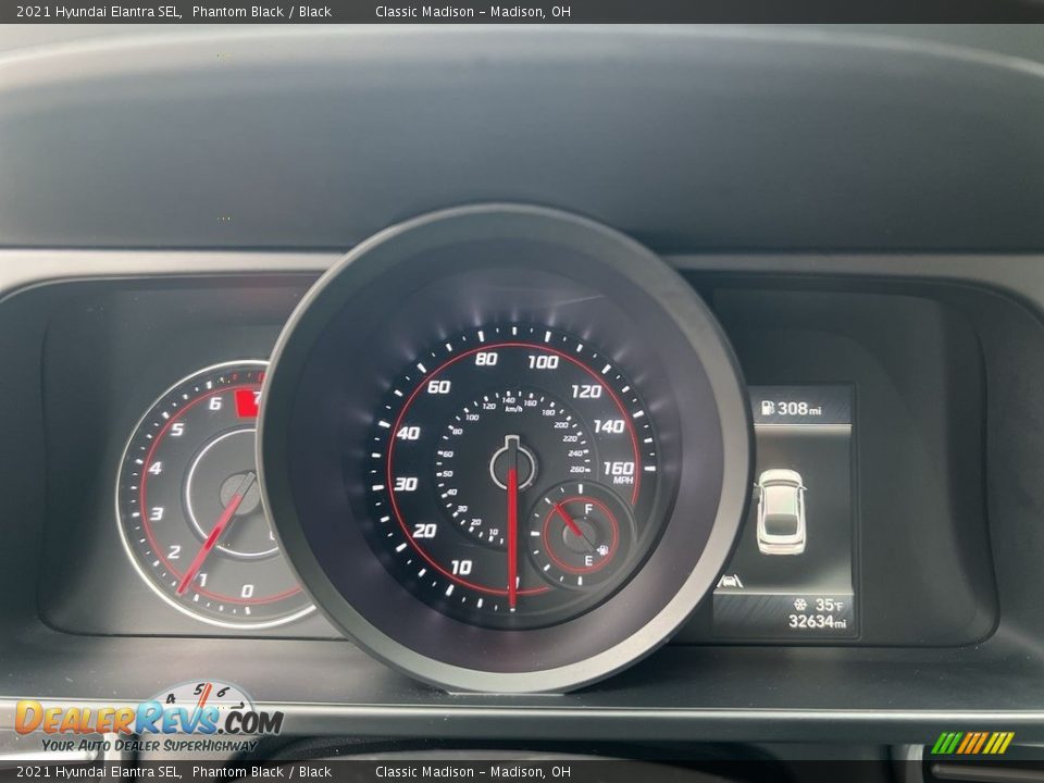 2021 Hyundai Elantra SEL Gauges Photo #10