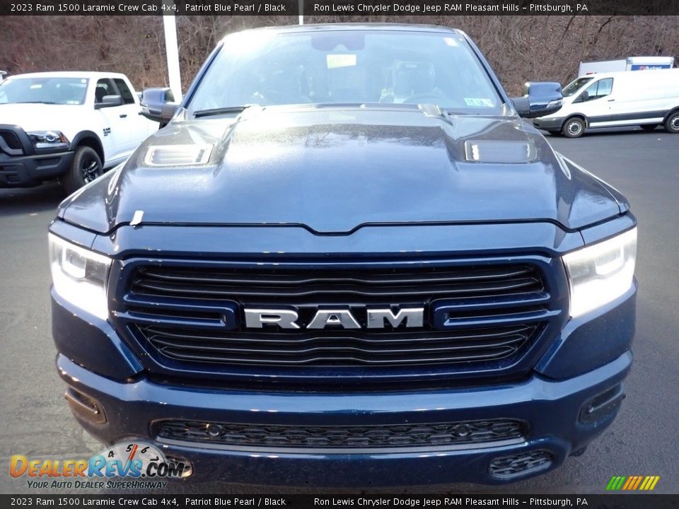 2023 Ram 1500 Laramie Crew Cab 4x4 Patriot Blue Pearl / Black Photo #9