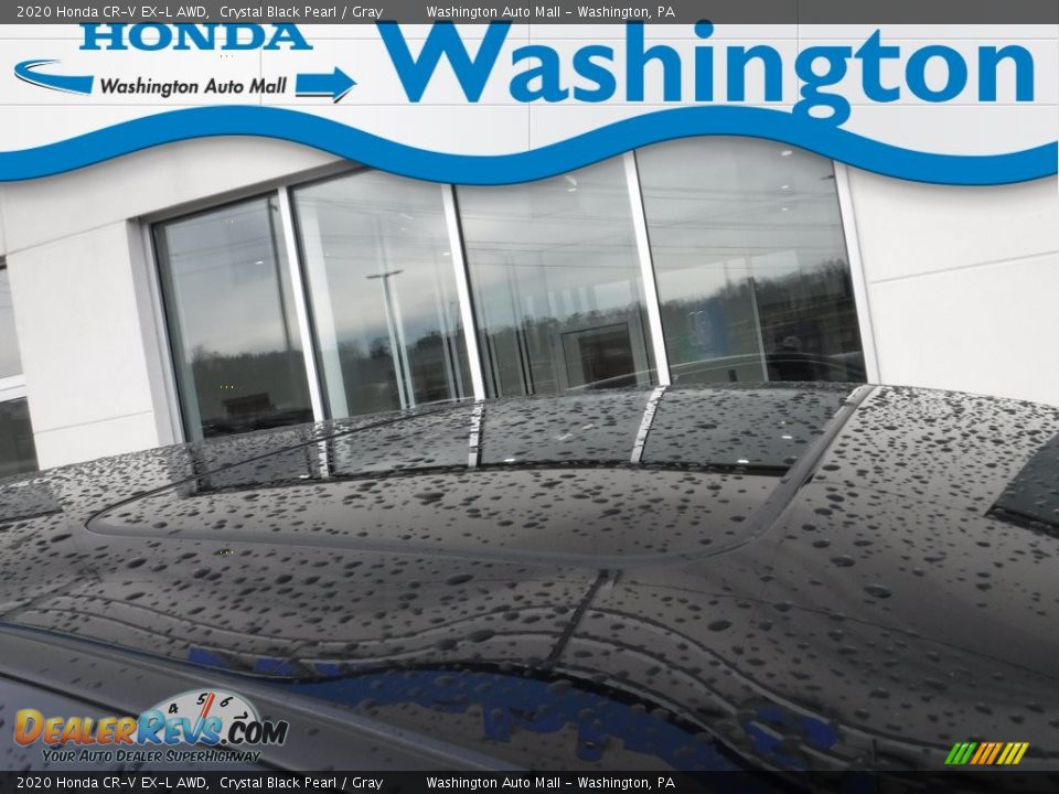 2020 Honda CR-V EX-L AWD Crystal Black Pearl / Gray Photo #3