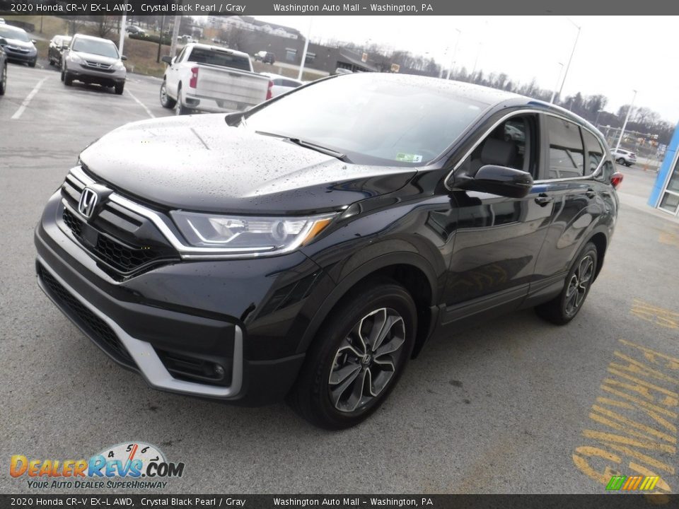2020 Honda CR-V EX-L AWD Crystal Black Pearl / Gray Photo #5