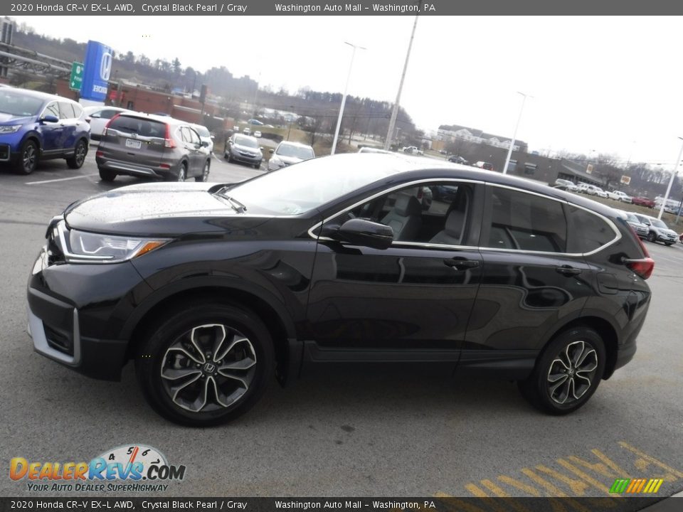 2020 Honda CR-V EX-L AWD Crystal Black Pearl / Gray Photo #6
