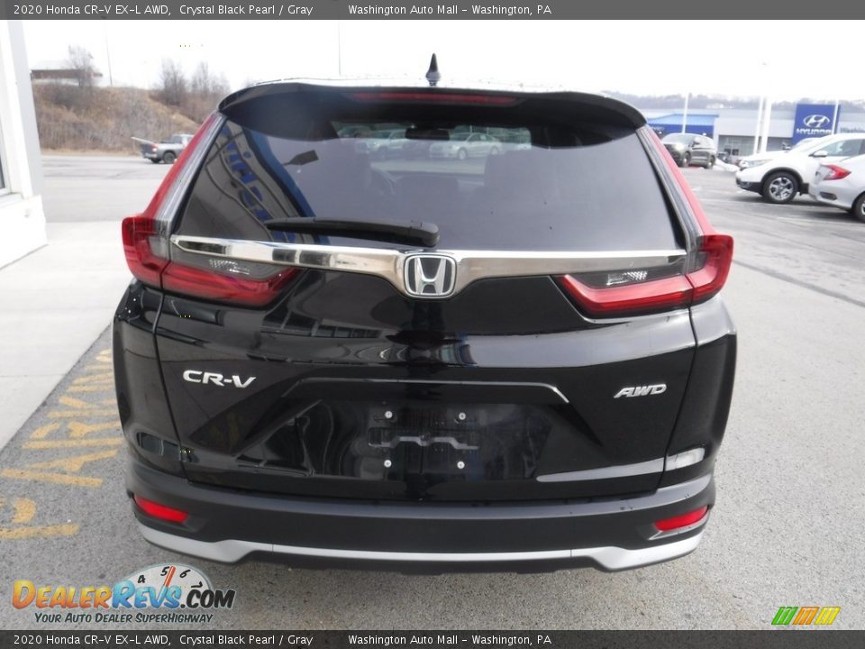 2020 Honda CR-V EX-L AWD Crystal Black Pearl / Gray Photo #7