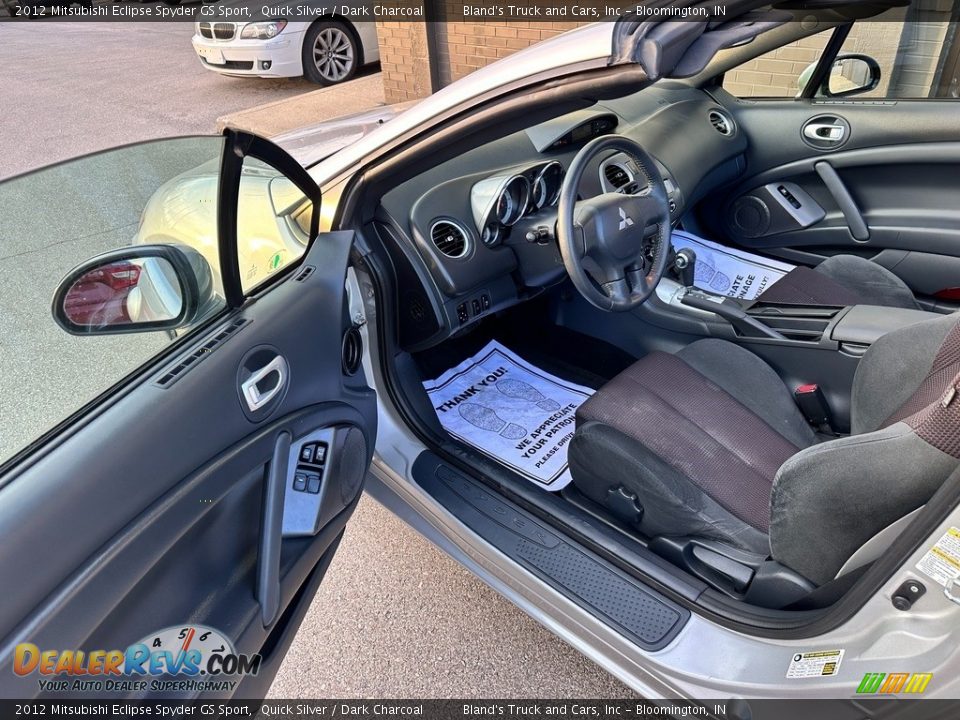 2012 Mitsubishi Eclipse Spyder GS Sport Quick Silver / Dark Charcoal Photo #6