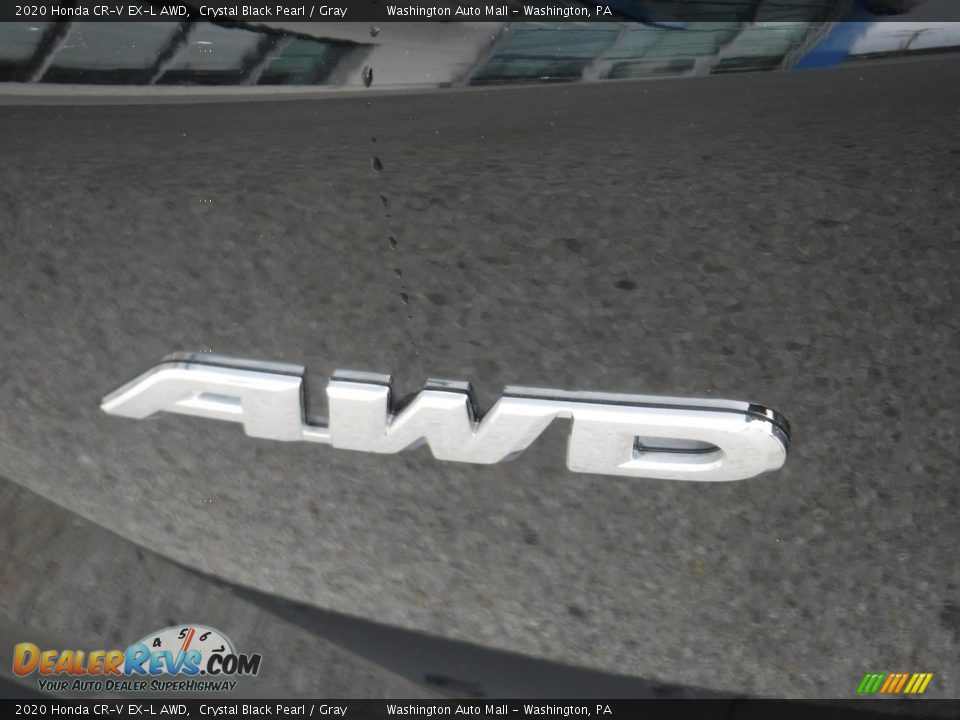 2020 Honda CR-V EX-L AWD Crystal Black Pearl / Gray Photo #9
