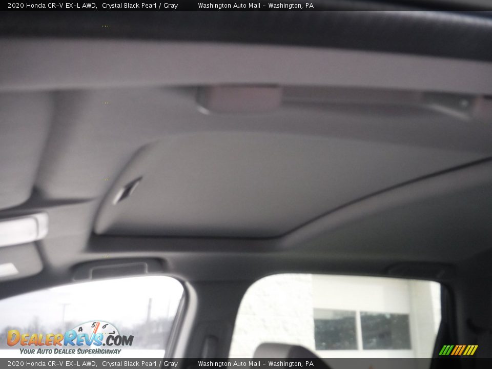 2020 Honda CR-V EX-L AWD Crystal Black Pearl / Gray Photo #10
