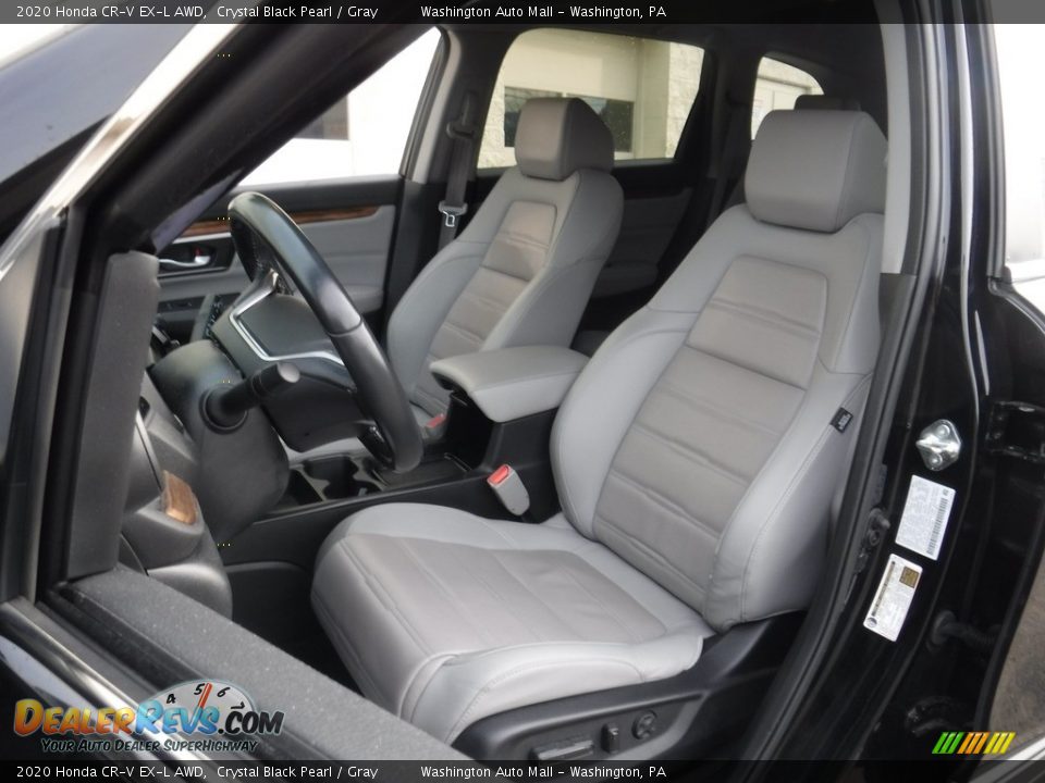 2020 Honda CR-V EX-L AWD Crystal Black Pearl / Gray Photo #12