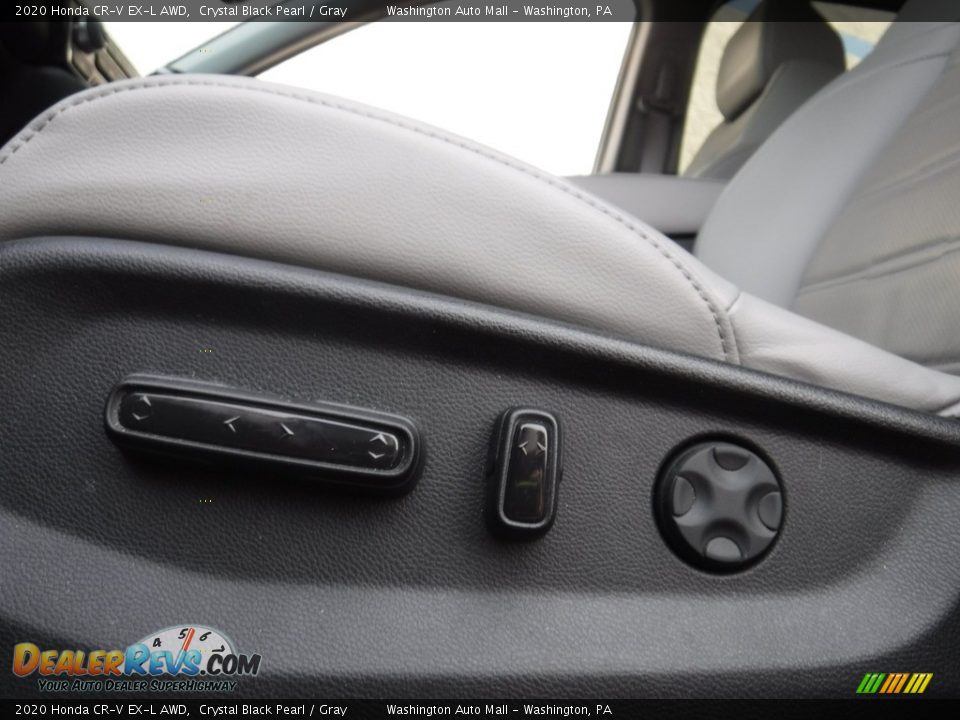 2020 Honda CR-V EX-L AWD Crystal Black Pearl / Gray Photo #13