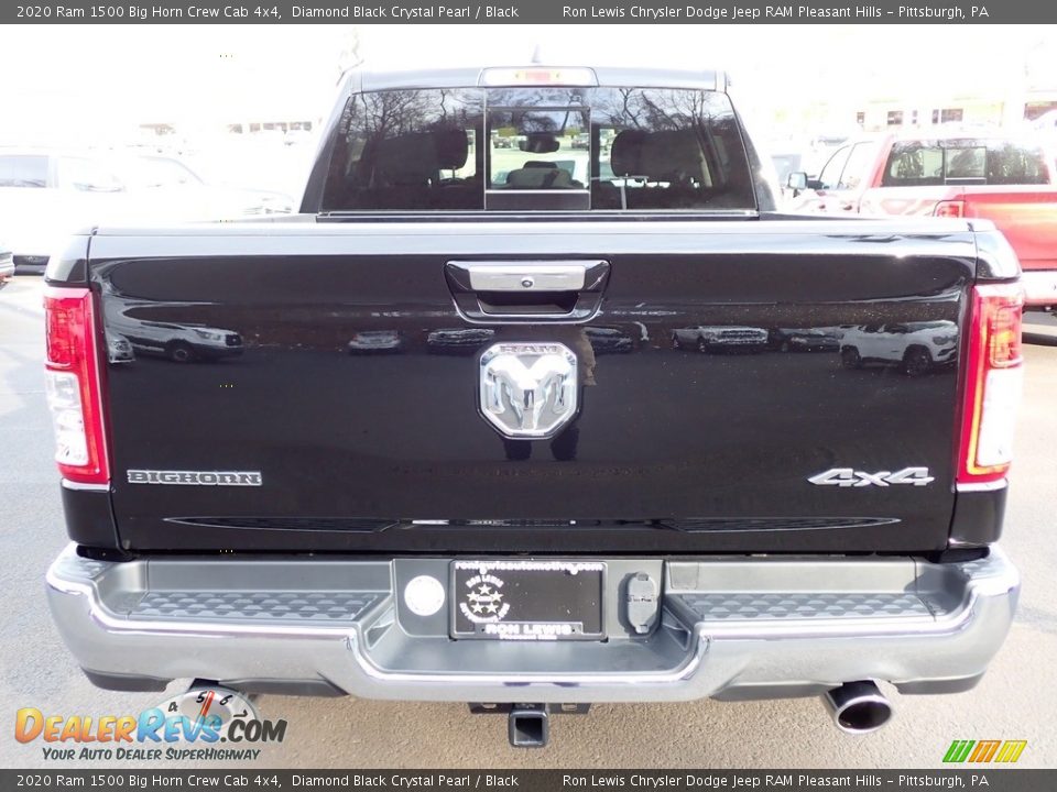 2020 Ram 1500 Big Horn Crew Cab 4x4 Diamond Black Crystal Pearl / Black Photo #4