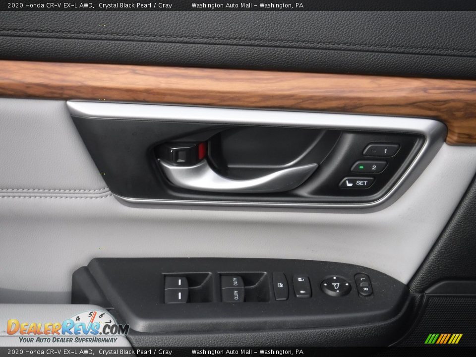 2020 Honda CR-V EX-L AWD Crystal Black Pearl / Gray Photo #14