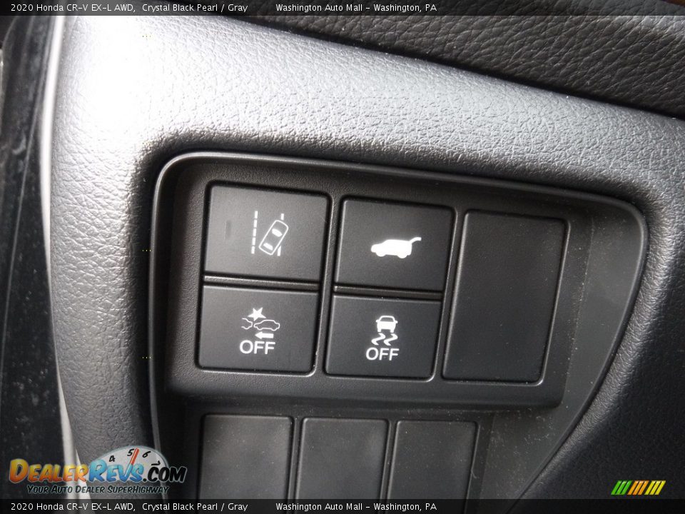 2020 Honda CR-V EX-L AWD Crystal Black Pearl / Gray Photo #15