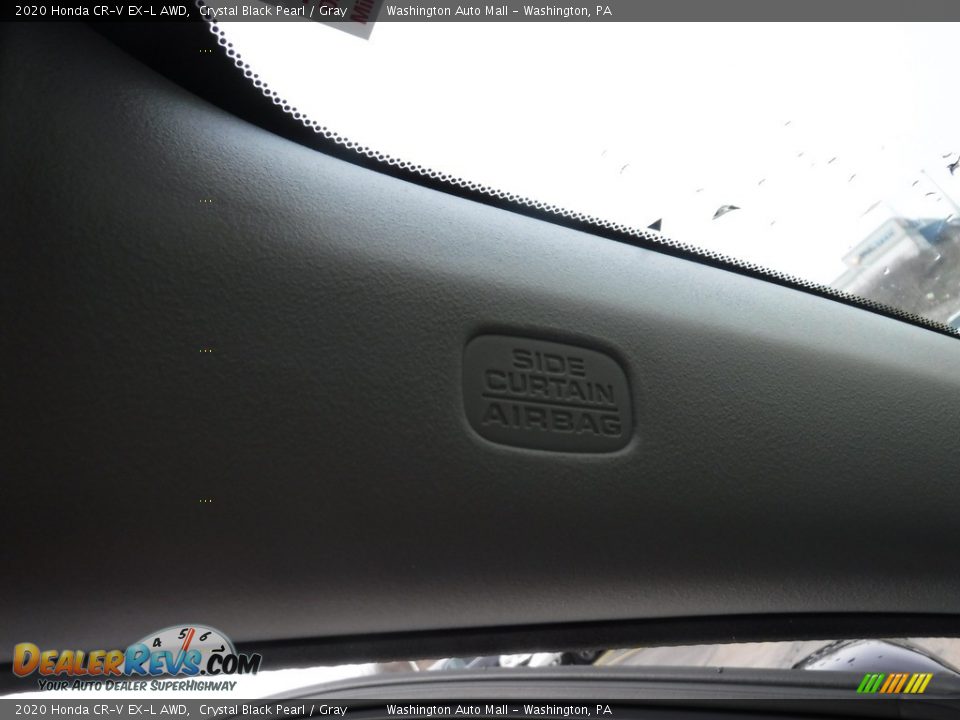 2020 Honda CR-V EX-L AWD Crystal Black Pearl / Gray Photo #16