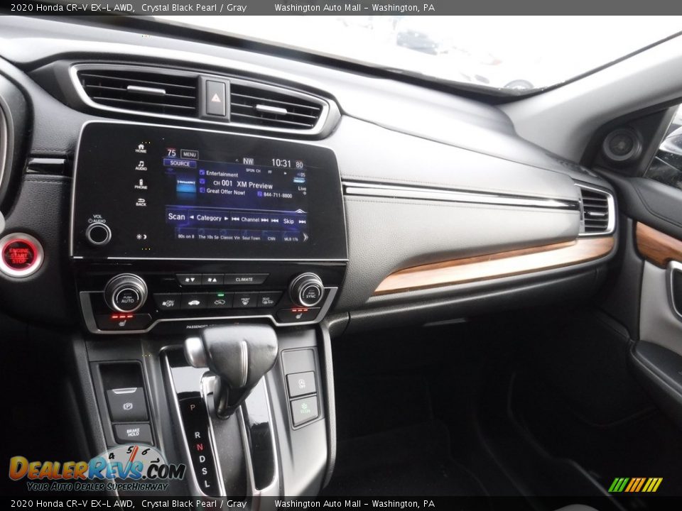 2020 Honda CR-V EX-L AWD Crystal Black Pearl / Gray Photo #17