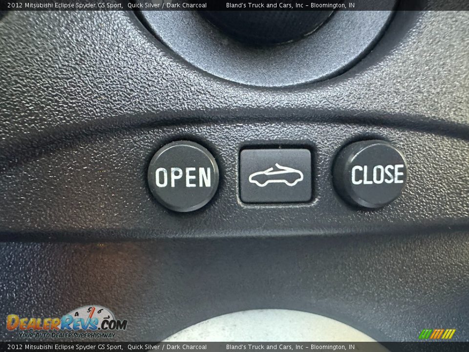 2012 Mitsubishi Eclipse Spyder GS Sport Quick Silver / Dark Charcoal Photo #15