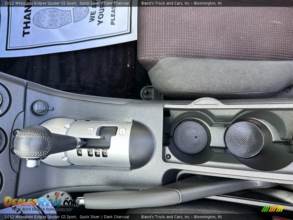 2012 Mitsubishi Eclipse Spyder GS Sport Quick Silver / Dark Charcoal Photo #16