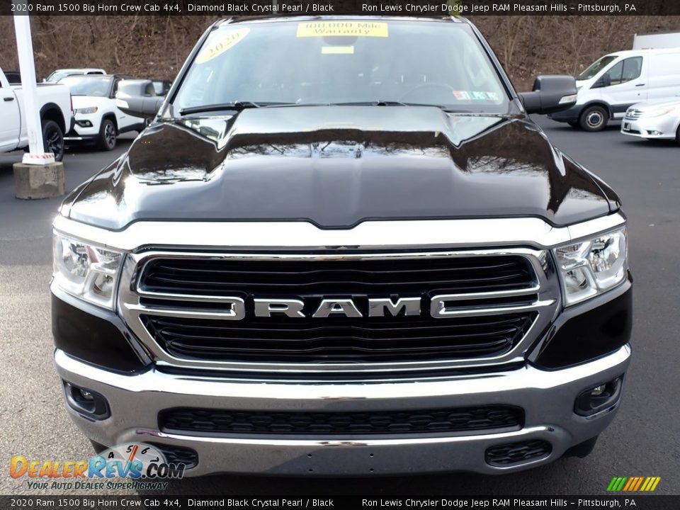 2020 Ram 1500 Big Horn Crew Cab 4x4 Diamond Black Crystal Pearl / Black Photo #9