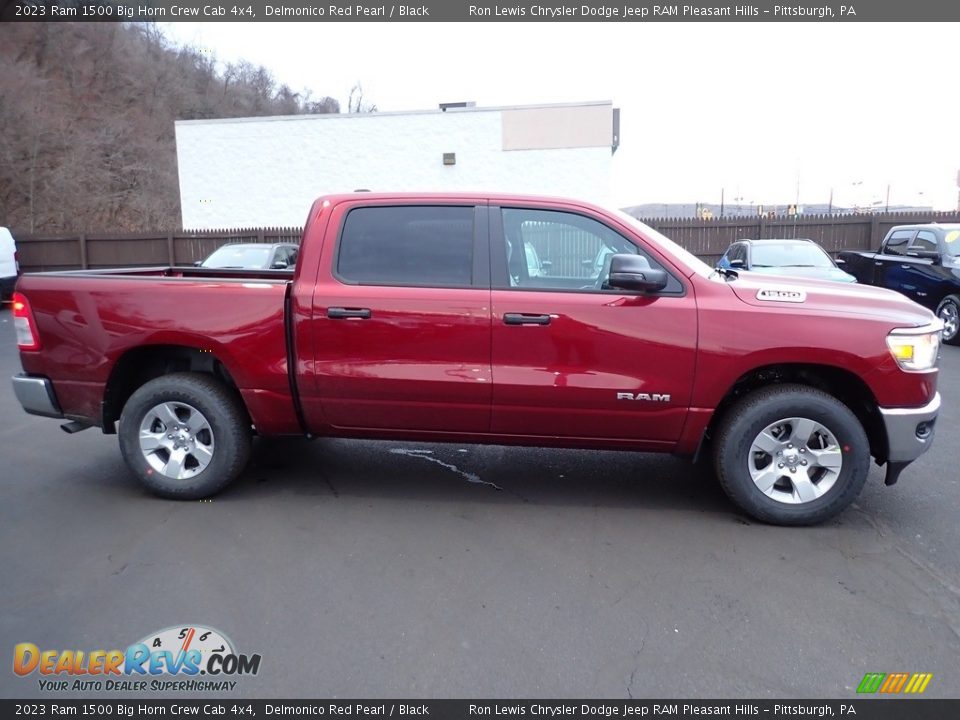 Delmonico Red Pearl 2023 Ram 1500 Big Horn Crew Cab 4x4 Photo #7