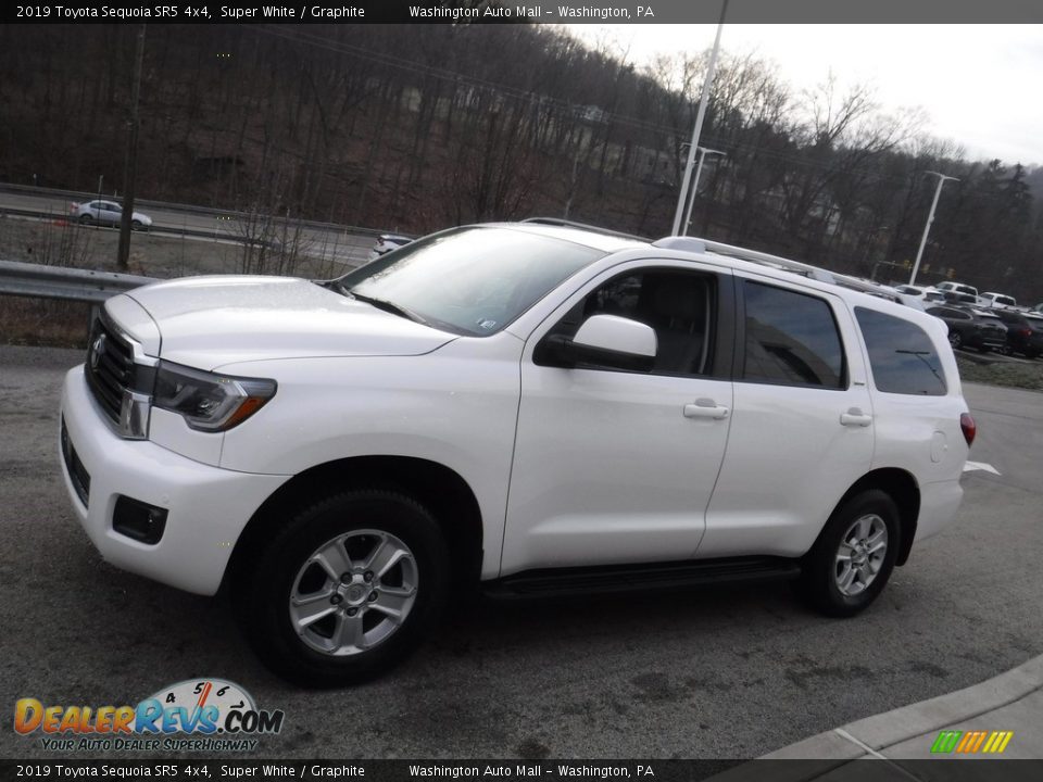 2019 Toyota Sequoia SR5 4x4 Super White / Graphite Photo #16