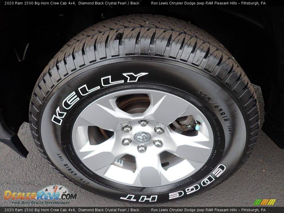 2020 Ram 1500 Big Horn Crew Cab 4x4 Diamond Black Crystal Pearl / Black Photo #10