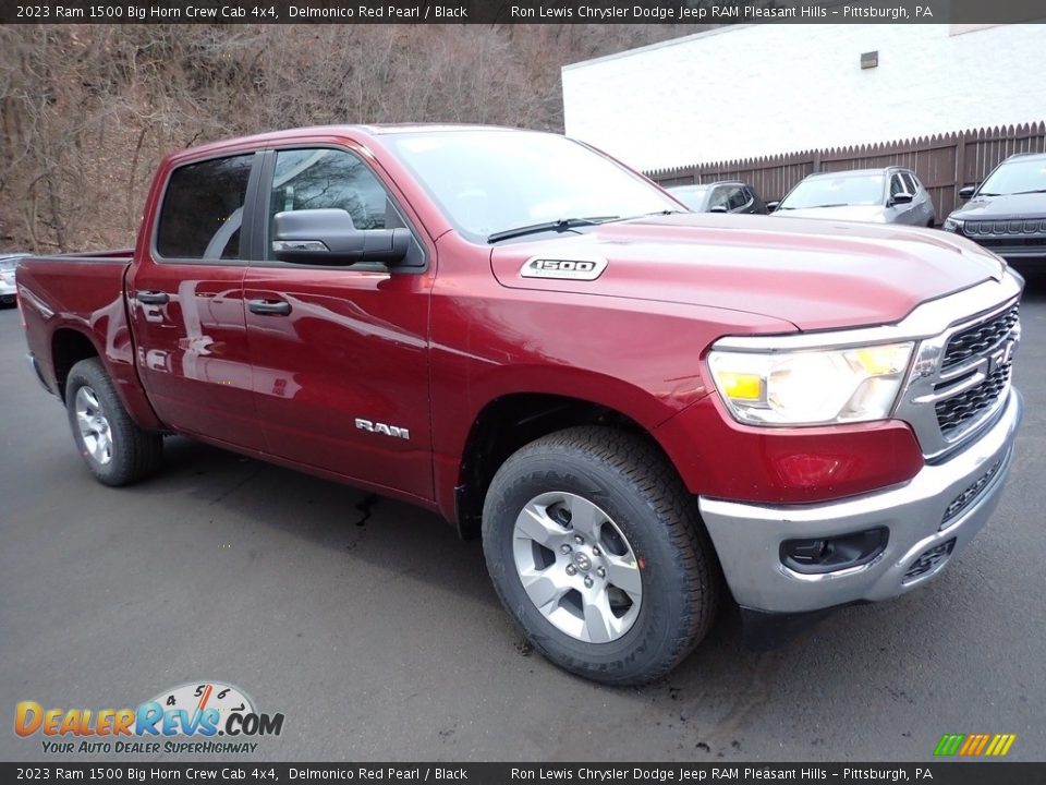 Front 3/4 View of 2023 Ram 1500 Big Horn Crew Cab 4x4 Photo #8