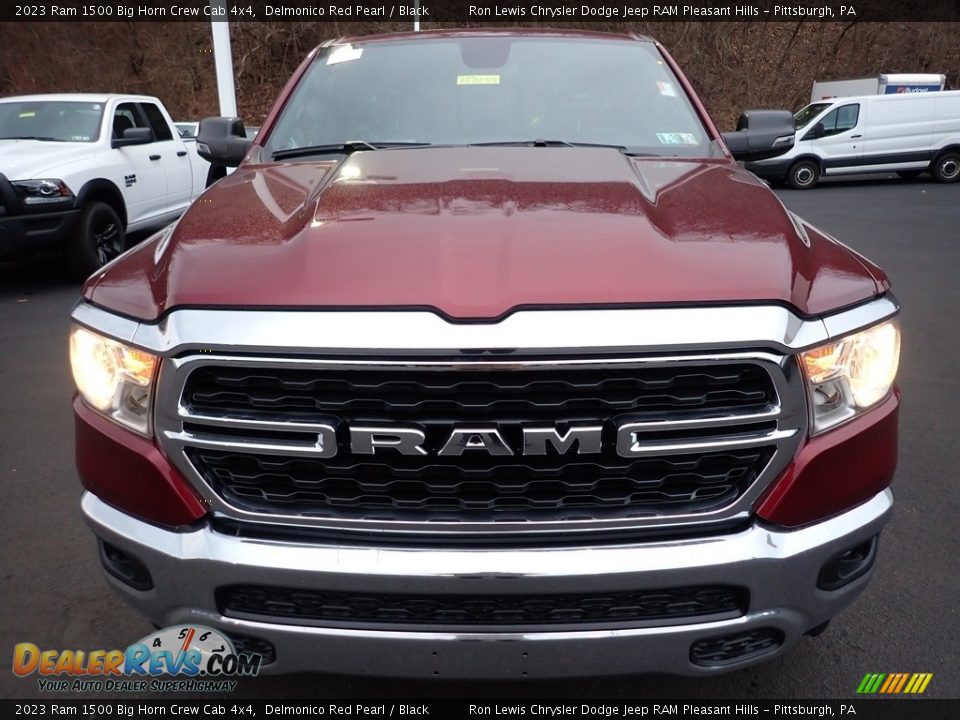 2023 Ram 1500 Big Horn Crew Cab 4x4 Delmonico Red Pearl / Black Photo #9