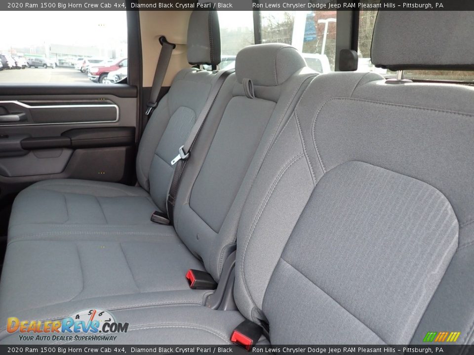 2020 Ram 1500 Big Horn Crew Cab 4x4 Diamond Black Crystal Pearl / Black Photo #12