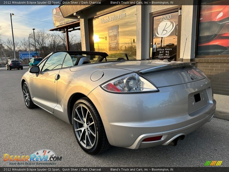 2012 Mitsubishi Eclipse Spyder GS Sport Quick Silver / Dark Charcoal Photo #21