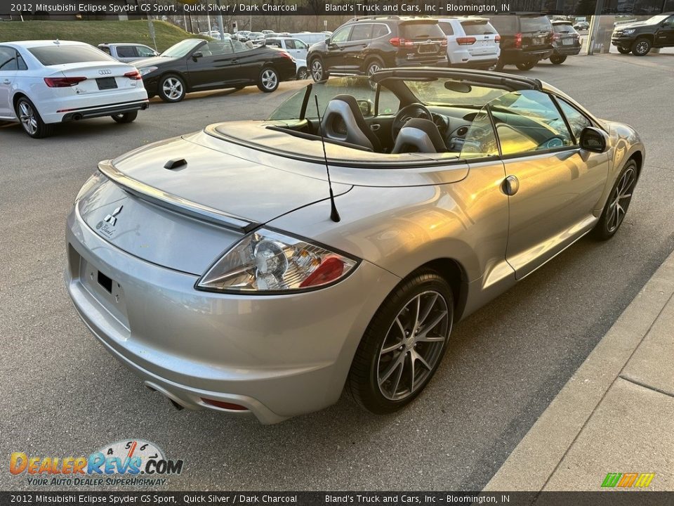 2012 Mitsubishi Eclipse Spyder GS Sport Quick Silver / Dark Charcoal Photo #25