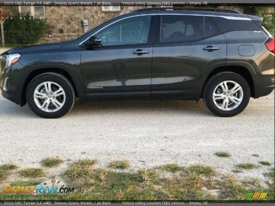 2020 GMC Terrain SLE AWD Smokey Quartz Metallic / Jet Black Photo #2