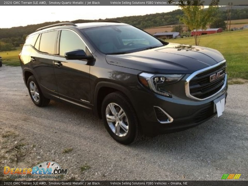 2020 GMC Terrain SLE AWD Smokey Quartz Metallic / Jet Black Photo #4