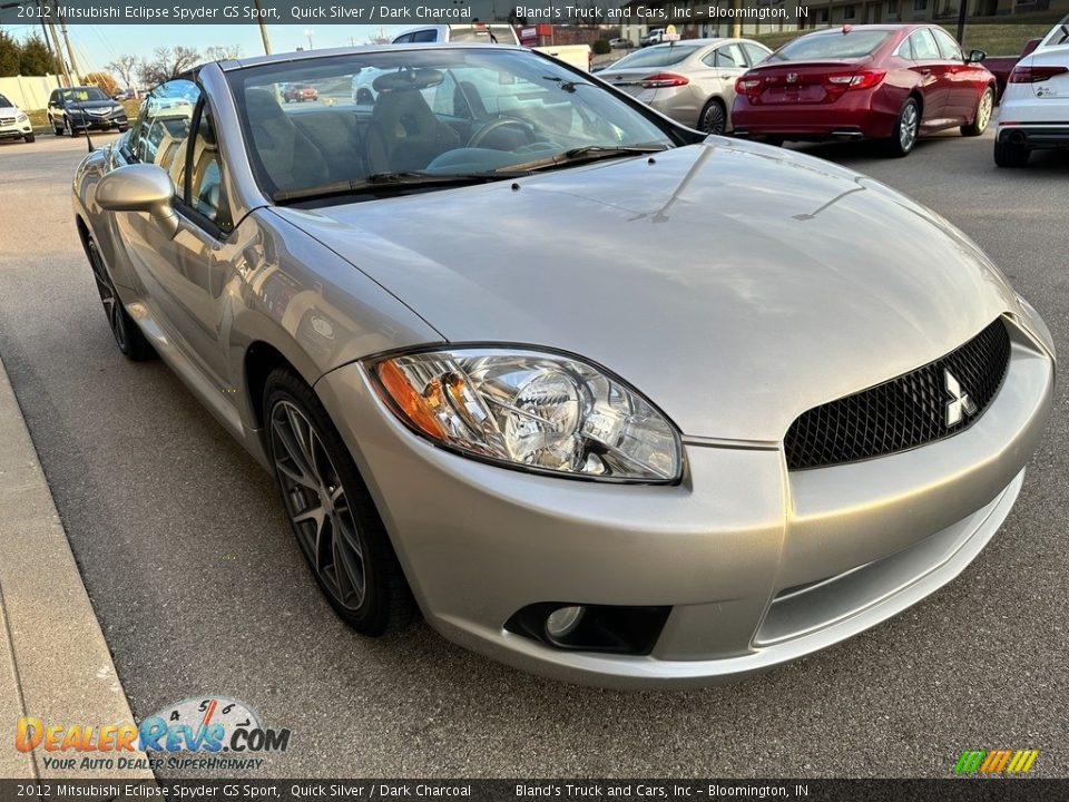 2012 Mitsubishi Eclipse Spyder GS Sport Quick Silver / Dark Charcoal Photo #32