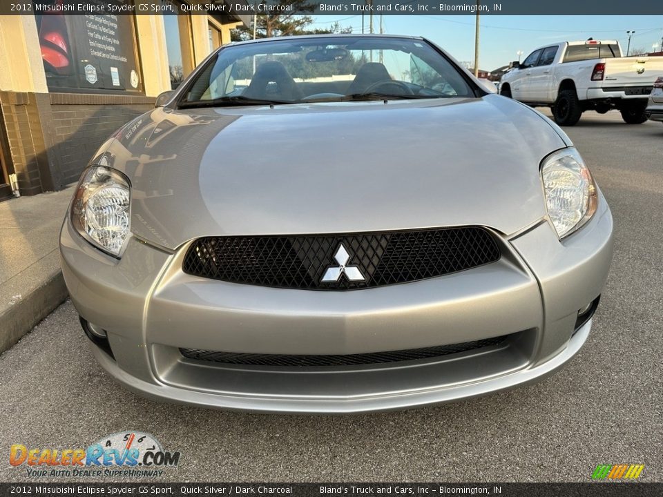 2012 Mitsubishi Eclipse Spyder GS Sport Quick Silver / Dark Charcoal Photo #33