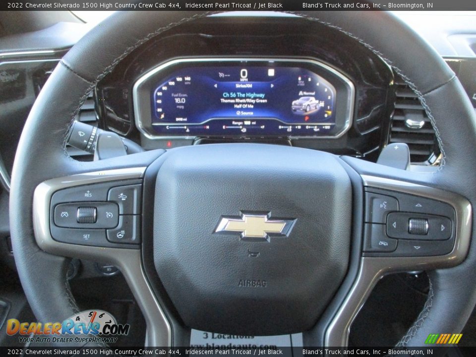 2022 Chevrolet Silverado 1500 High Country Crew Cab 4x4 Iridescent Pearl Tricoat / Jet Black Photo #16