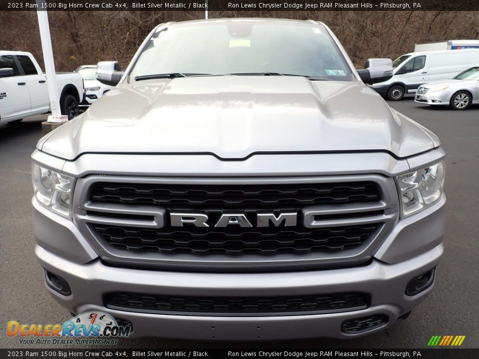 2023 Ram 1500 Big Horn Crew Cab 4x4 Billet Silver Metallic / Black Photo #9