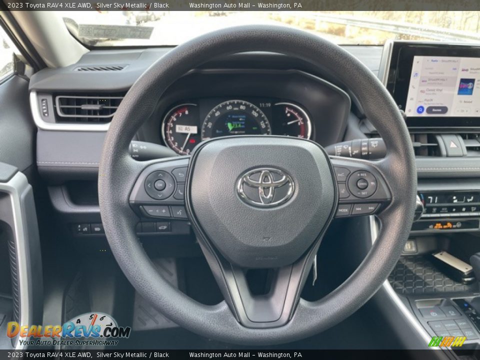 2023 Toyota RAV4 XLE AWD Steering Wheel Photo #10