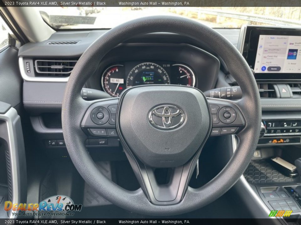 2023 Toyota RAV4 XLE AWD Steering Wheel Photo #10